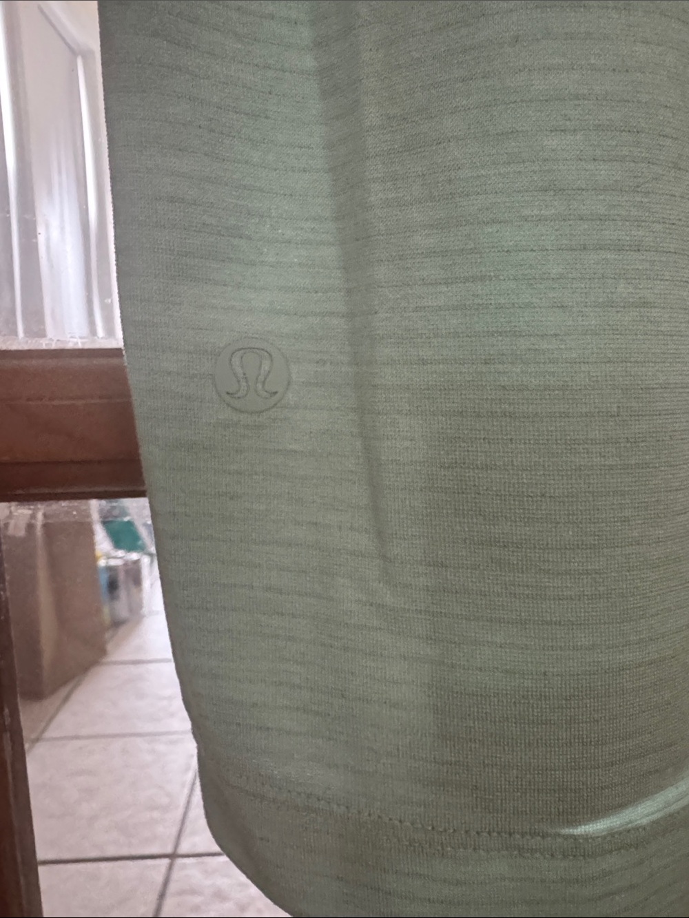 Lululemon Evolution Polo Silverescent Heathered Arctic Green Sizd XL - Picture 3 of 3